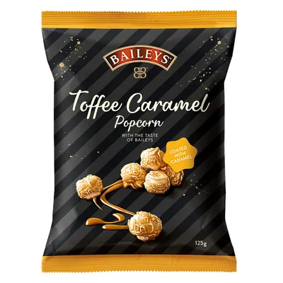 Image de Baileys Toffee Caramel Popcorn au goût de la liqueur Irish Cream 125g