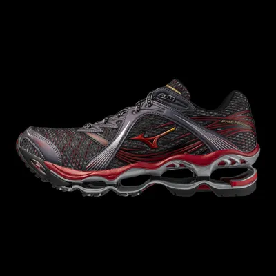 Obrázok produktu pre Tenisky Mizuno pre mužov, model D1GA2651, séria Wave Propechy, farby: sivá/červená, čierna