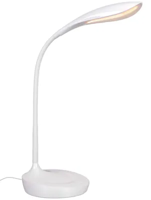 Produktbild von LED Tischleuchte John weiss  mit USB Anschluß Schreibtischleuchte #1
