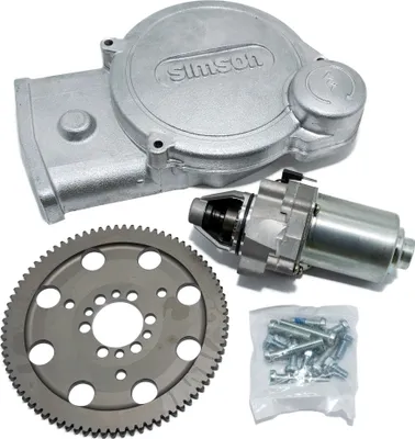 Image de Set : démarreur électrique, démarreur pour allumage PVL + EMZA, M531, M541, M743 - Simson S51, S70, S53, S83, SR50, SR80, SD50
