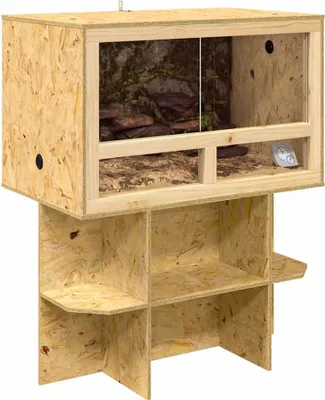 Produktbild von vidaXL Terrarium Braun 80 x 50 x 100 cm OSB