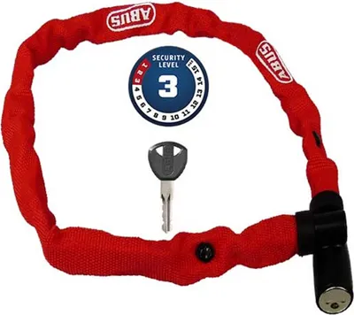 Zdjęcie produktu dla ABUS Chain 1500 Web L= 60cm, Ø 4mm czerwony