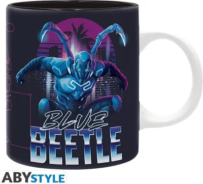Zdjęcie produktu dla DC Comics Keramiktasse - Blue Beetle Neon (320 ml)