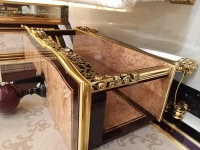 Image de Console Consoles Table Lowboard Buffet Bois Salon Baroque Nouveau