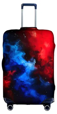 Produktbild von Elastische Gepäckabdeckung, waschbar, kratzfest, Rot/Blau, Medium