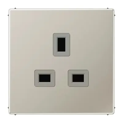 Zdjęcie produktu dla Jung ES3521 Gniazdko 13 A 250 V ~ stal nierdzewna