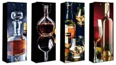 Zdjęcie produktu dla Torebka prezentowa butelka mix