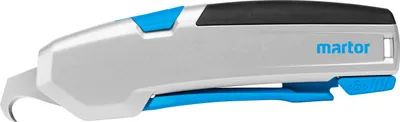 Produktbild von MARTOR Sicherheitsmesser Mit Klingeneinzug und Hakenklinge, SECUPRO 625, Profi Cuttermesser, Aluminium, Rechts- & Linkshänder
