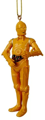 Weihnachtsbaumfigur C-3PO 9,5 cm – 3D-Ornament aus Harz