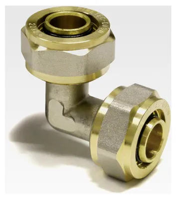 Produktbild von 90° Schraubfitting-Winkel für Alu-Verbundrohr 16 x 2 mm