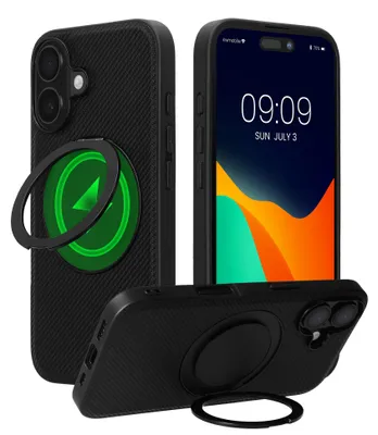 Zdjęcie produktu dla kwmobile KWM0000231T001C, Pokrowiec, Apple, iPhone 16, Czarny