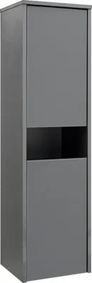 Produktbild von Midischrank Pelipal xpressline 3261 grau mit Glasfront BxHxT 30 x 115 x 33 cm