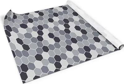 Produktbild von Sechsecke– Möbelfolie selbstklebend – PVC Klebefolie für Möbel – Küche – Schränke – Möbelrenovierungsfolie – Möbeldekorfolie – 100x50 cm