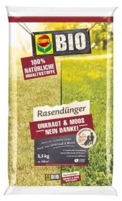 Produktbild von COMPO Rasendünger Unkraut & Moos Nein Danke! 5,5 kg für 110 m², 26362