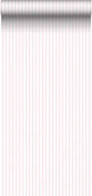 Produktbild von Sanders & Sanders Tapete Streifen Hellrosa und Weiß - 640475 - 53 cm x 10 m