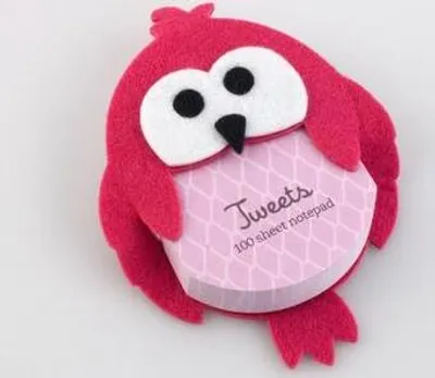 Produktbild von Tweets Notepad Pink: Notizblock mit 100 Seiten und magnetischem Rücken