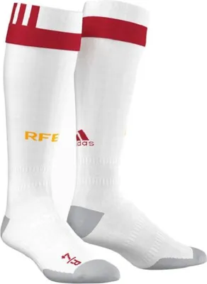 Produktbild von Adidas Spanien Stutzen EM 2016 Fußballsocken Socken Kniestrümpfe weiß/rot/grau, Größe:34/36