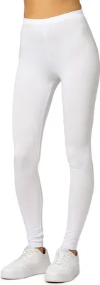 Image de Merry Style Femme Leggings longs en viscose MS10-143 (Blanc, L)