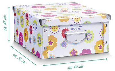 Imagen del producto de Caja de almacenamiento "Kids" de Zeller, de cartón, 40x33x17 cm
