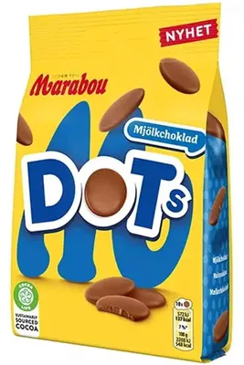 Produktbild von Marabou Dots Mjölkchoklad 120g