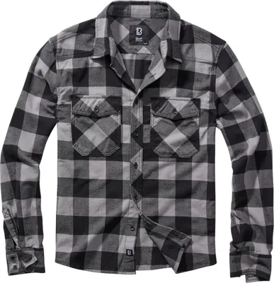 Produktbild von Brandit Check Hemd, schwarz/grau, XL