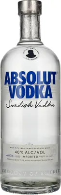 Produktbild von Absolut Vodka dreifach destilliert Premium Wodka aus Schweden 1000ml