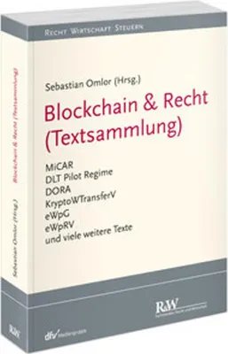 Obrázek produktu pro Blockchain & Recht (Textsammlung)
