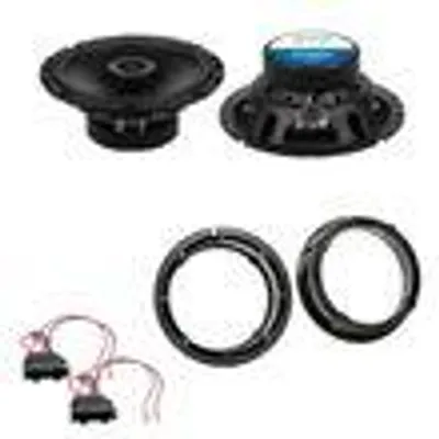 Produktbild von Crunch GTS-62 3 Ohm Lautsprecher Einbauset hinten passend für Passat B6 B7 3C CC