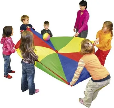 Produktbild von Eduplay Fallschirm Spielzeug 360 cm bunt für Kinder