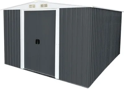 Obrázek produktu pro Home Deluxe - BOHIO kůlna na nářadí - velikost: XXL - rozměry 257 x 313 x 178 cm, plocha 7,9 m², včetně základů I Zahradní přístřešek Zahradní přístřešek Zahradní skříňka
