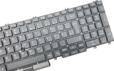 Produktbild von DEUTSCHE - Schwarz Tastatur Keyboard Beleuchtung kompatibel für Dell Latitude 15 5510-WGF25