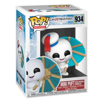 Produktbild von Ghostbusters Afterlife - Mini Puft (with Cocktail Umbrella) 934 - Funko Pop! - Vinyl Figur