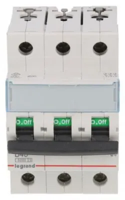 Obrázok produktu pre Legrand TX3, Miniatúrny istič, Typ B, IP20, 240 - 415 V