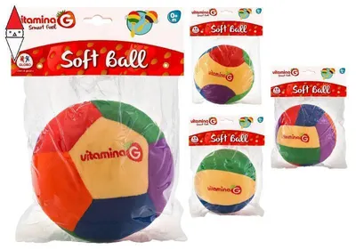 Produktbild von Weicher Ball 15Cm Mit Rassel Zufälliger Einzelverkauf