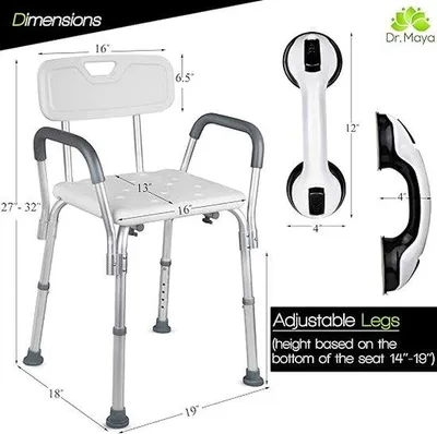Immagine prodotto di Sedia da doccia antiscivolo per anziani