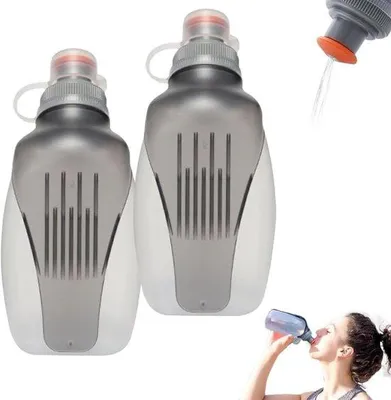 Productafbeelding van 250 ml sportfles met afsluitmechanisme, BPA-vrij, lekvrij, geschikt voor fietsen en motorrijden