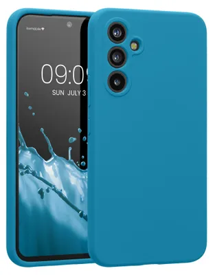 Produktbild von kwmobile Hülle kompatibel mit Samsung Galaxy A54 5G - Hülle Silikon gummiert - Handyhülle - Handy Case in Karibikblau
