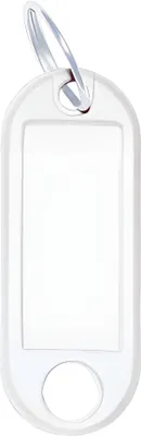 Obrázek produktu pro Wedo 262 801800, Přívěšek na klíče, Bílá, 21 mm, 52 mm, 100 kusů