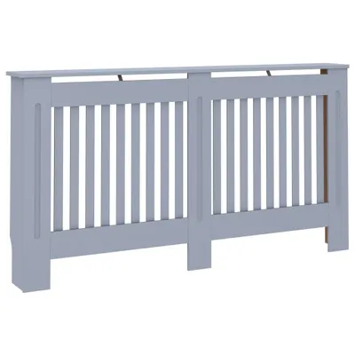 Zdjęcie produktu dla vidaXL Panele grzejnikowe antracyt 152x19x81,5 cm MDF