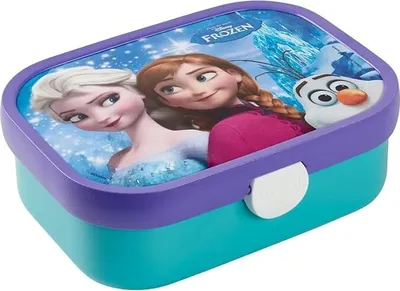 Produktbild von Mepal Brotdose Kinder - Bento Box Kinder - Brotdose Kinder mit Fächern & Gabel - Meal Prep Box mit Clip-Verschluss - BPA-frei & Spülmaschinenfest - 750 ml - Frozen Sisters Forever