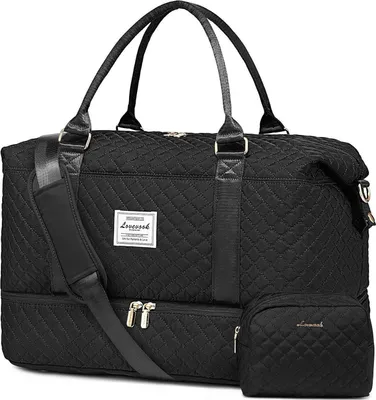 Produktbild von LOVEVOOK Damen Reisetasche Sporttasche Kosmetiktasche Handgepäck mit Schuhfach