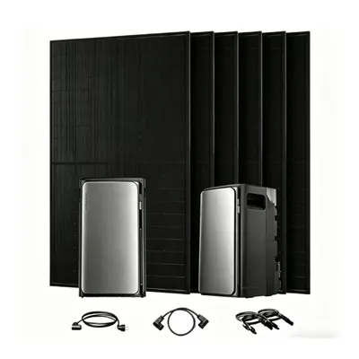 Produktbild von Powerness Balkonkraftwerk mit Speicher,EcoFlow STREAM Ultra 1,92 kWh(4 MPPT) mit 1x STREAM Pro 1,92 kWh(3 MPPT), 6x 500W Module & EFParallel 0% VAT