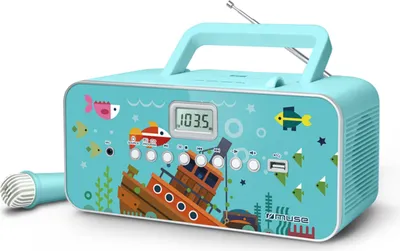 Image de Muse M-29KB portable stereo system Digital 1 W FM, MW, PLL Multicolour MP3 playback