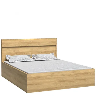 Obrázek produktu pro Manželská postel GINETTE - 160x200, ořech hikora