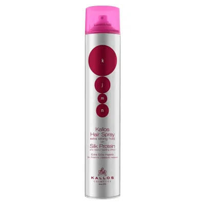 Produktbild von Kallos Silk Protein Hair Spray Extra Strong Hold starker Haarlack 750 ml