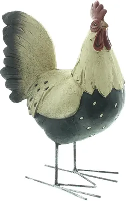 Produktbild von Hahn Francois aus Polyresin und Metall, Höhe 22 cm