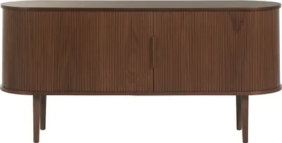 Produktbild von Miliboo - Vintage-Sideboard aus dunklem Holz mit 2 Schiebetüren B160 cm EPIC