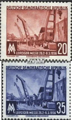 Produktbild von Briefmarken DDR 1956 Mi 518-519 (kompl.Ausg.) gestempelt Leipziger Frühjahrsmesse