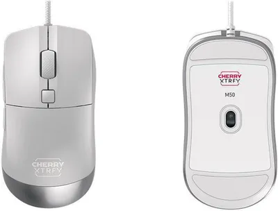 Zdjęcie produktu dla CHERRY XTRFY M50, Po prawej stronie, Optyczny, USB Typu-A, 12000 DPI, Biały