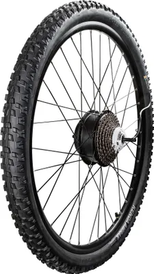 Produktbild von Remington XR01 Hinterrad Komplettrad Elektro Fahrrad Reifen mit Felge Laufrad E Bike 29" x 2,40" mit Motor CAN und Kassette Laufradsatz